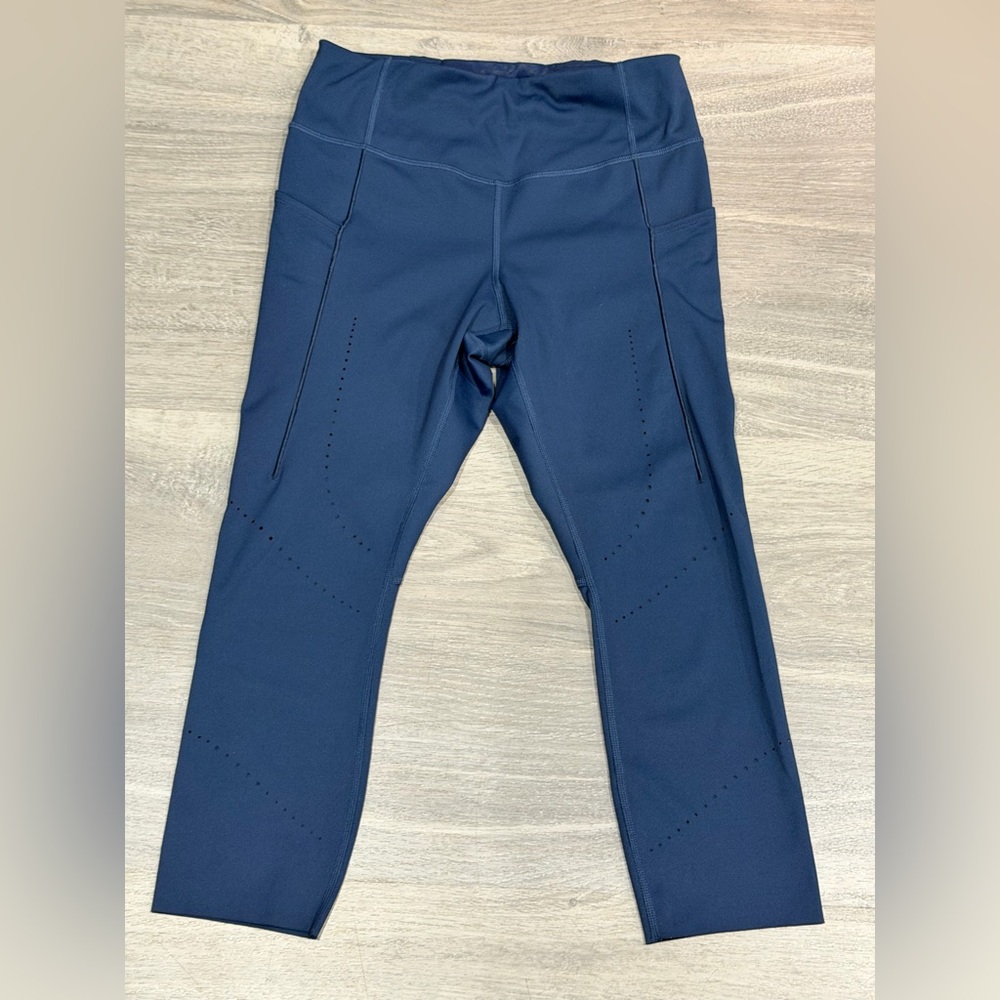 Brooks Spark Capri Navy Blue Women’s Medium - Picture 3 of 11